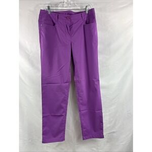 N•VO by Lanctot Women's Purple Straight Leg Golf Pants‎ Size 8